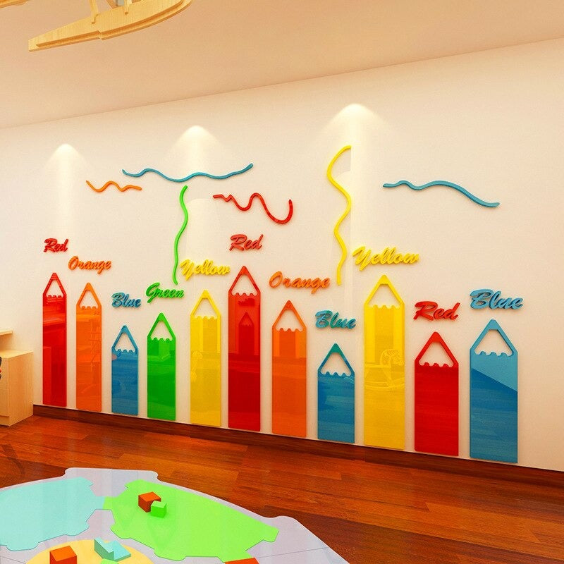 Colorfull Pencils Wallarts